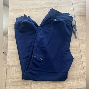 Figs High Waisted Zamora Scrub Joggers- NAVY